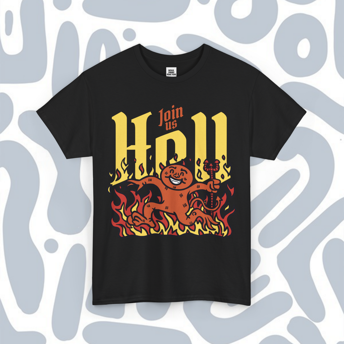 T-shirt Join us hell