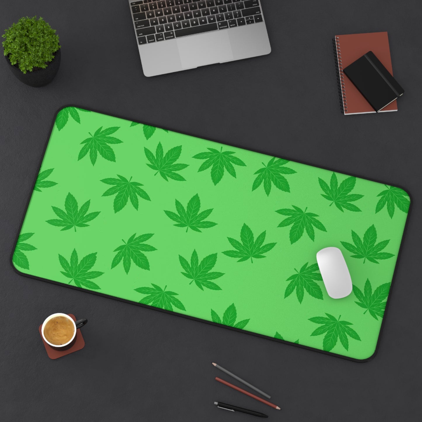 Marijuana Desk Mat, Gaming keyboard mat, XXL mousepad