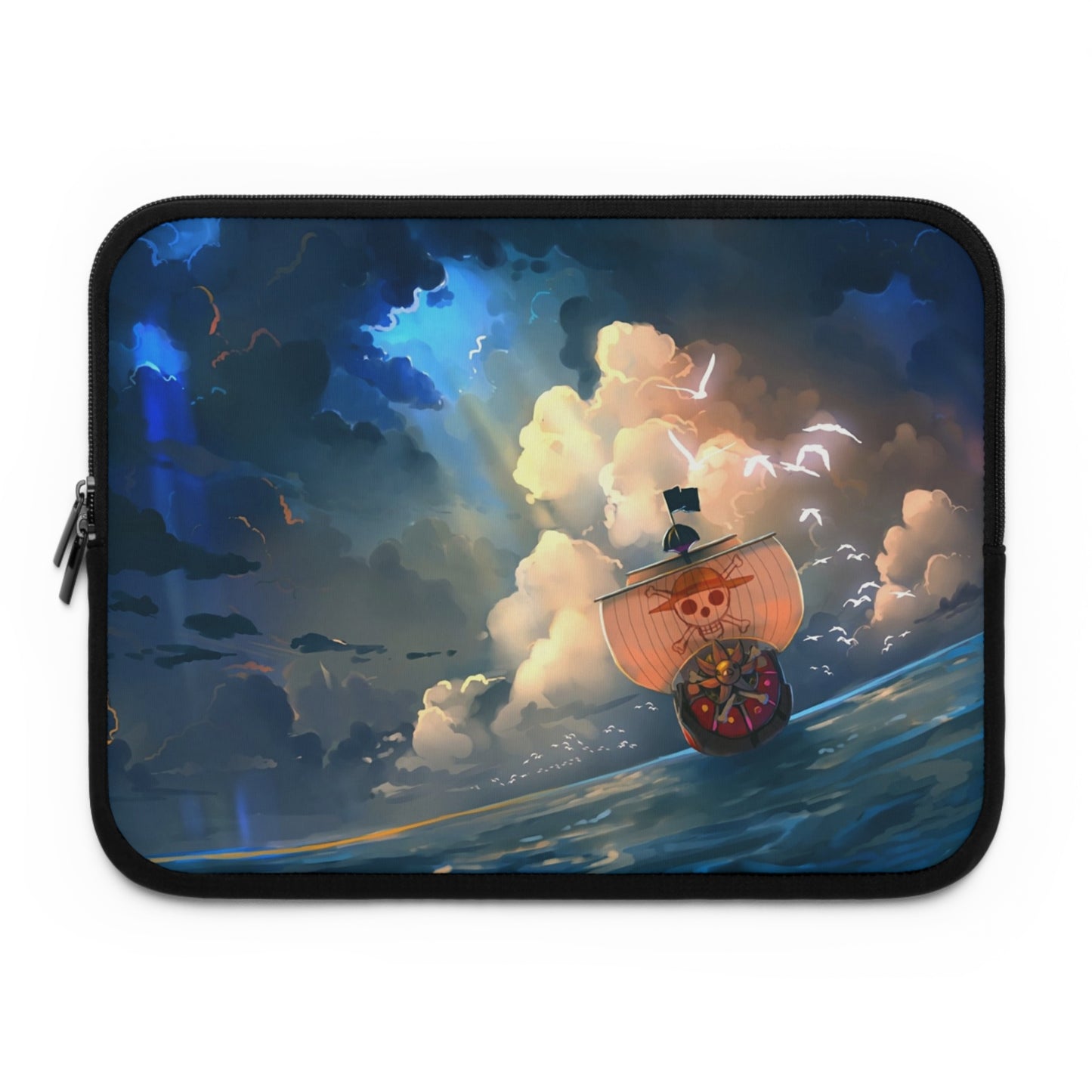 Anime One Piece Ship Laptop sleeve 13, 14, 15, 17 inch laptop bag, laptop accessories, laptop cover, Anime macbook sleeve manga gift for coworker