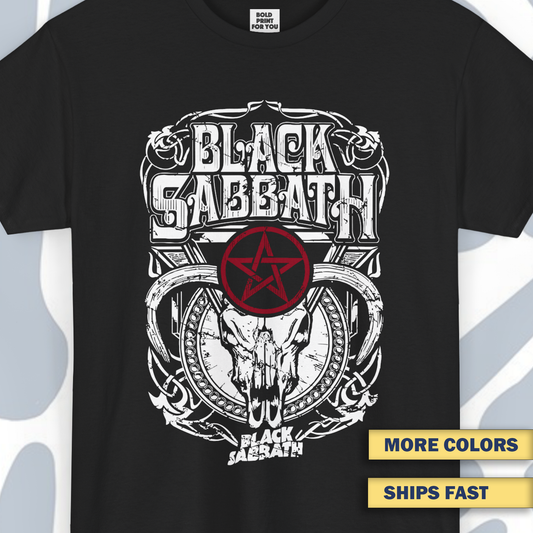 Black Sabbath T-Shirt, Metal Unisex tee