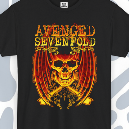 Avenged Sevenfold (Art 6) T-Shirt, Unisex Metal Merch