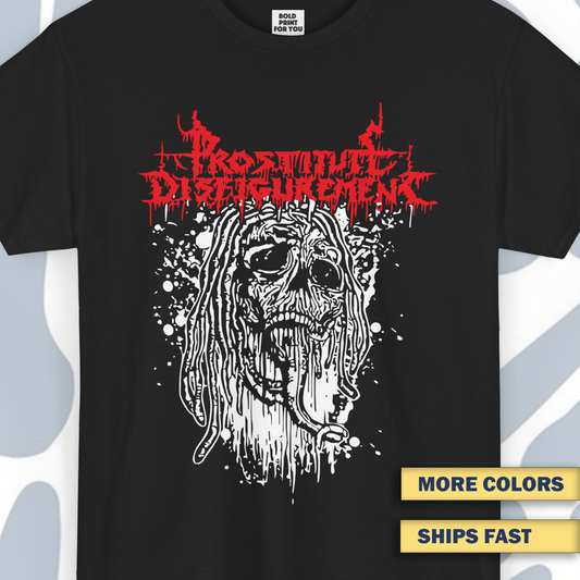 Prostitute Disfigurement T-Shirt, Metal Unisex tee