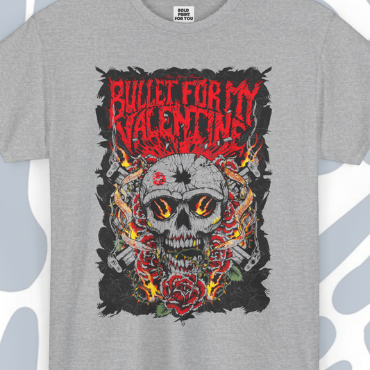 Bullet For My Valentine (art 2)T-Shirt, Metal Unisex tee
