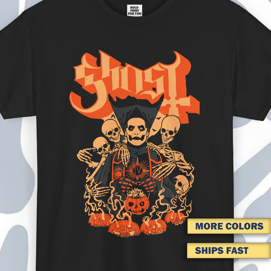 Ghost Band T-Shirt, Metal Unisex tee