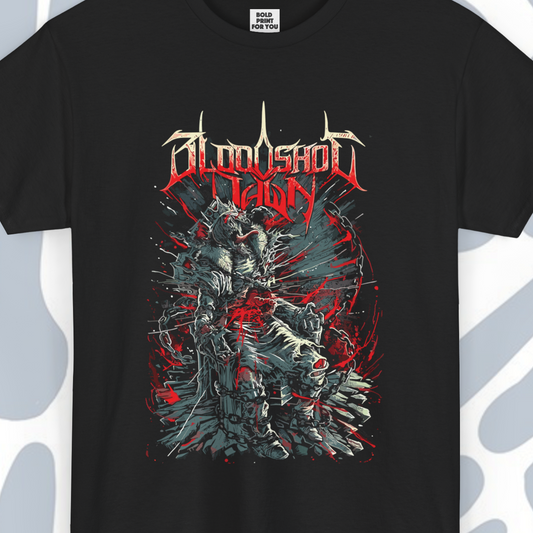 Bloodshot Dawn T-Shirt, Metal Unisex tee