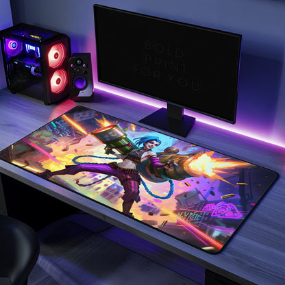 Anime Jinx League of Legends Desk Mat