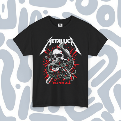 Metallica Kill ’Em All T-Shirt, Metal Unisex tee