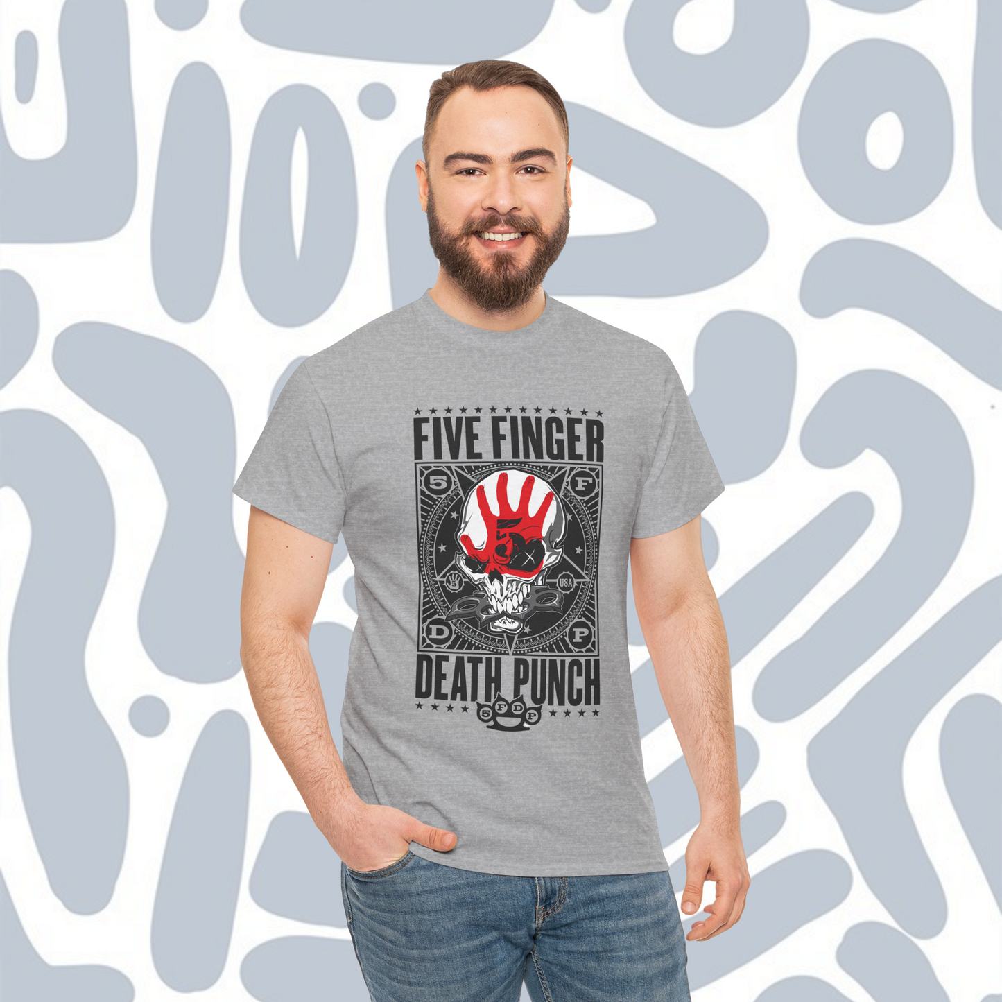 Five Finger Death Punch T-Shirt, Metal Unisex tee