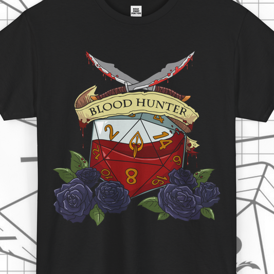 DND Blood Hunter T-Shirt, Dungeons & Dragons Unisex tee