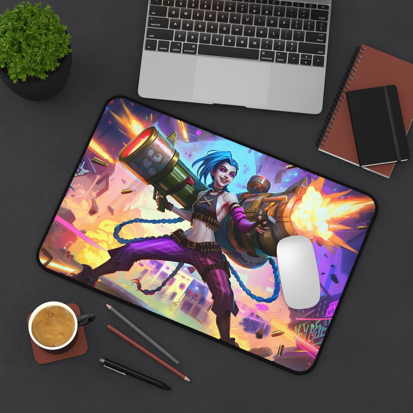 Anime Jinx League of Legends Desk Mat