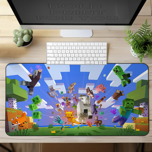 Minecraft Gaming Desk Mat