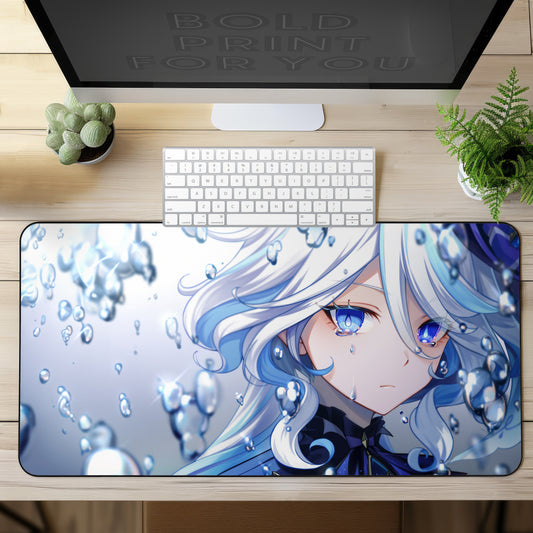 Anime Girl Furina Genshin Gaming Desk Mat