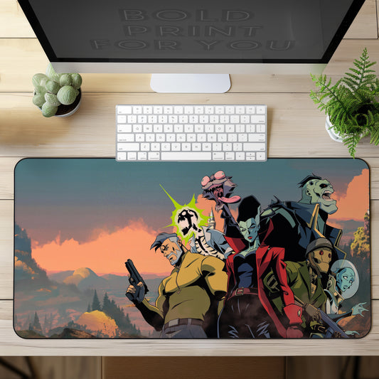Creature Commandos Gaming Desk Mat
