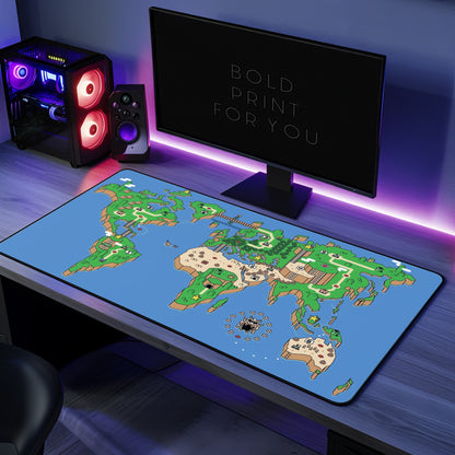 Super Mario World Map Desk Mat
