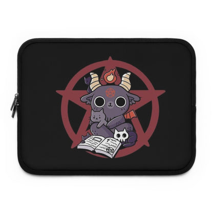 Demon cat Laptop sleeve macbook or any laptop, laptop bag, laptop cover