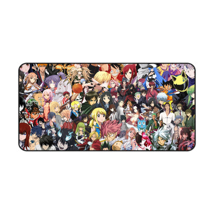 Anime Mix Desk Mat, Gaming keyboard matt, mousepad large, XXL extended deskpad mouse pad