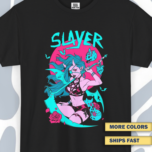 Anime girl slayer T-Shirt, Funny Unisex tee