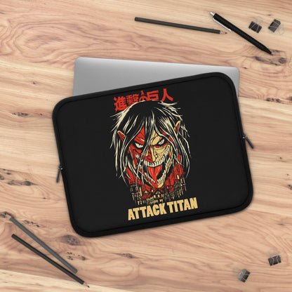 Anime Attack Titan Laptop sleeve - Bolt Print