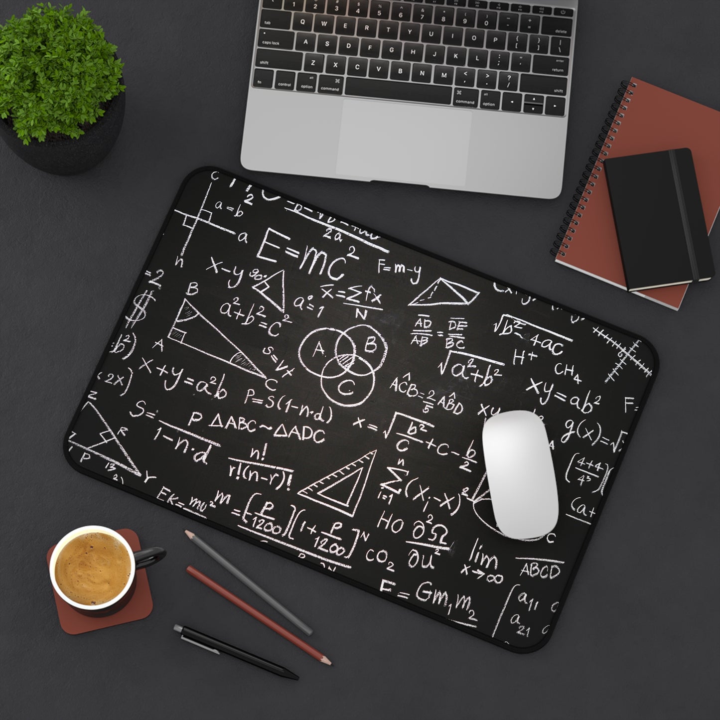 Blackboard Desk Mat, gaming mouse mat, mousepad large, XXL deskpad mouse pad