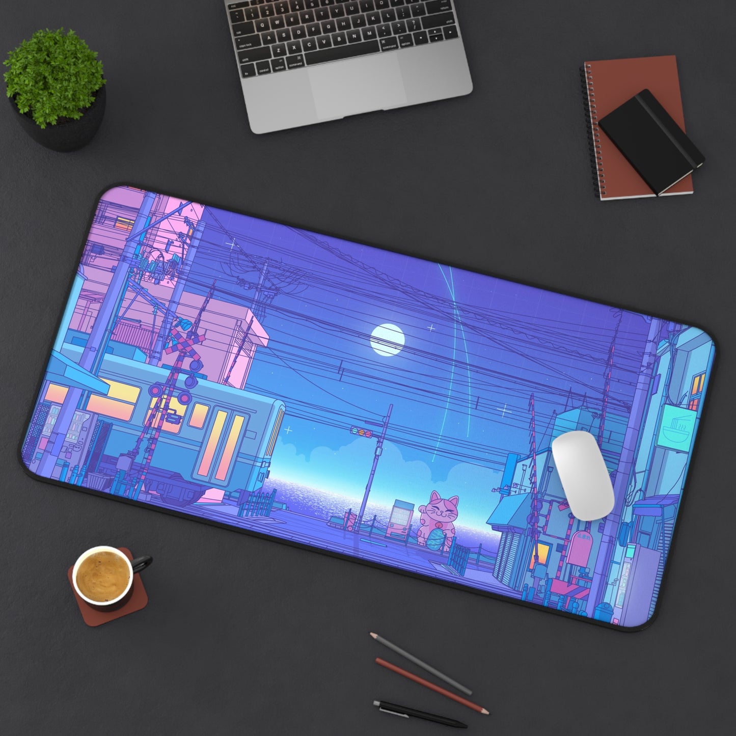 Lofi Japanese Gaming Desk Mat