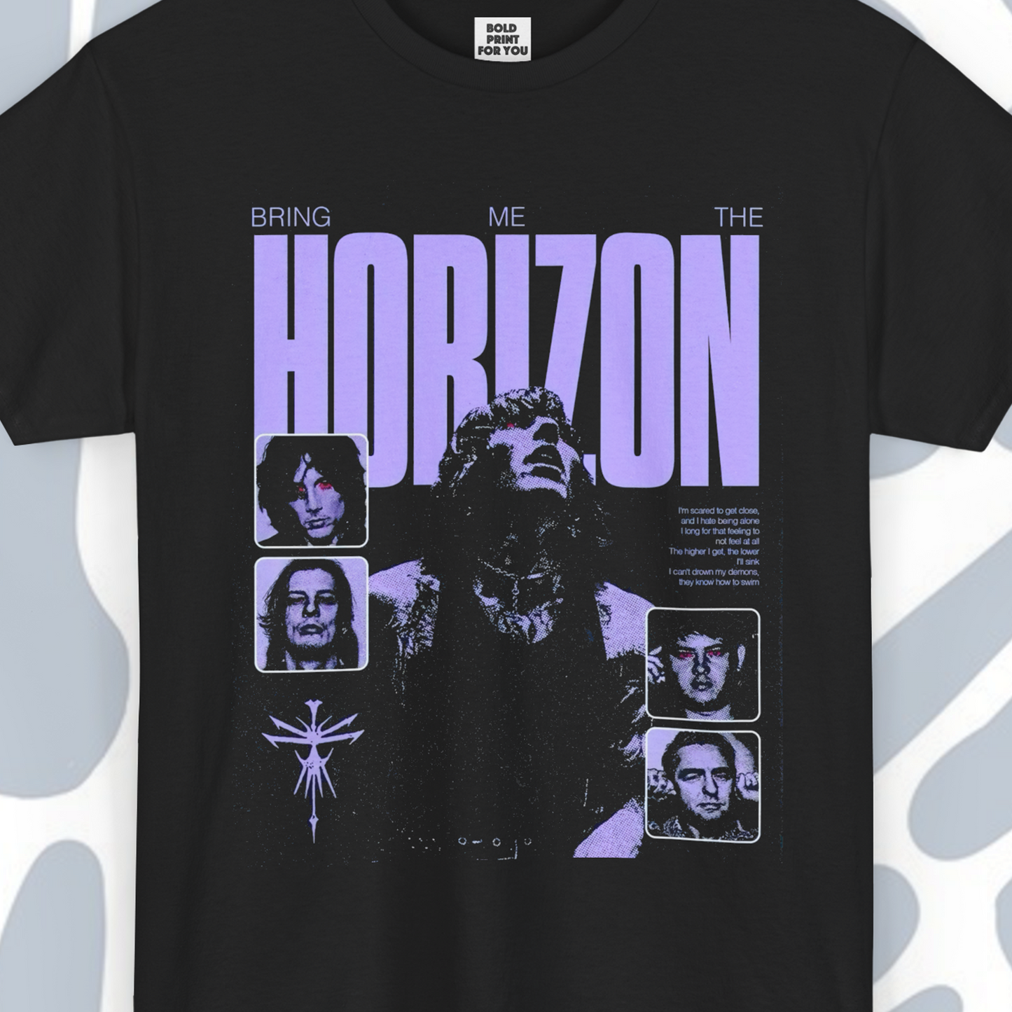 BRING ME THE HORIZON 6 T-Shirt, Metal Unisex tee