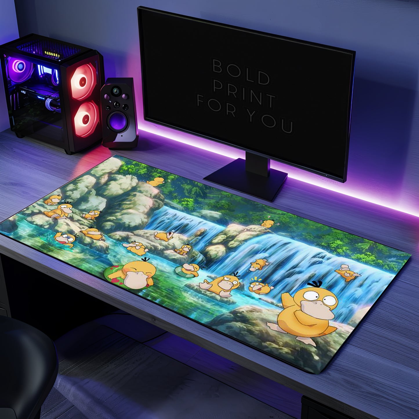 Anime Pokémon Psyduck Desk Mat