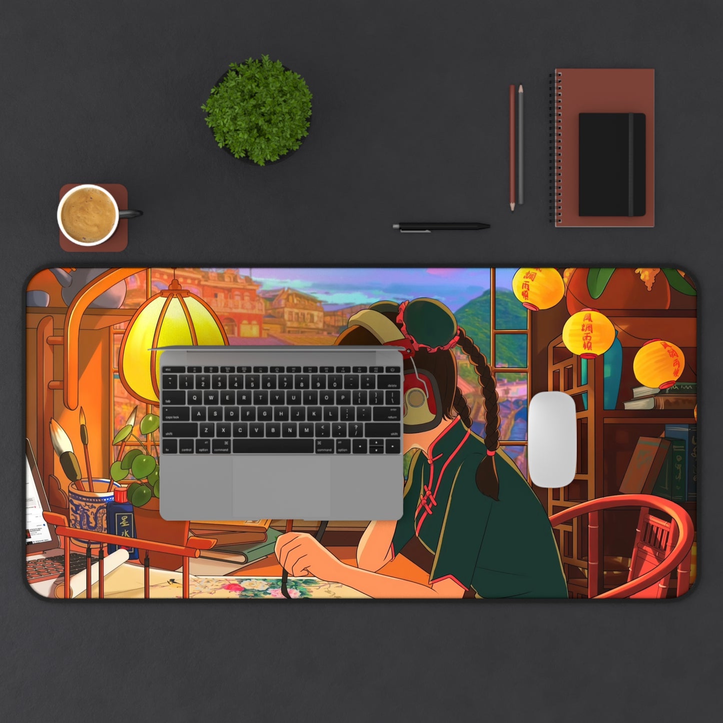 Lofi Girl Gaming Desk Mat