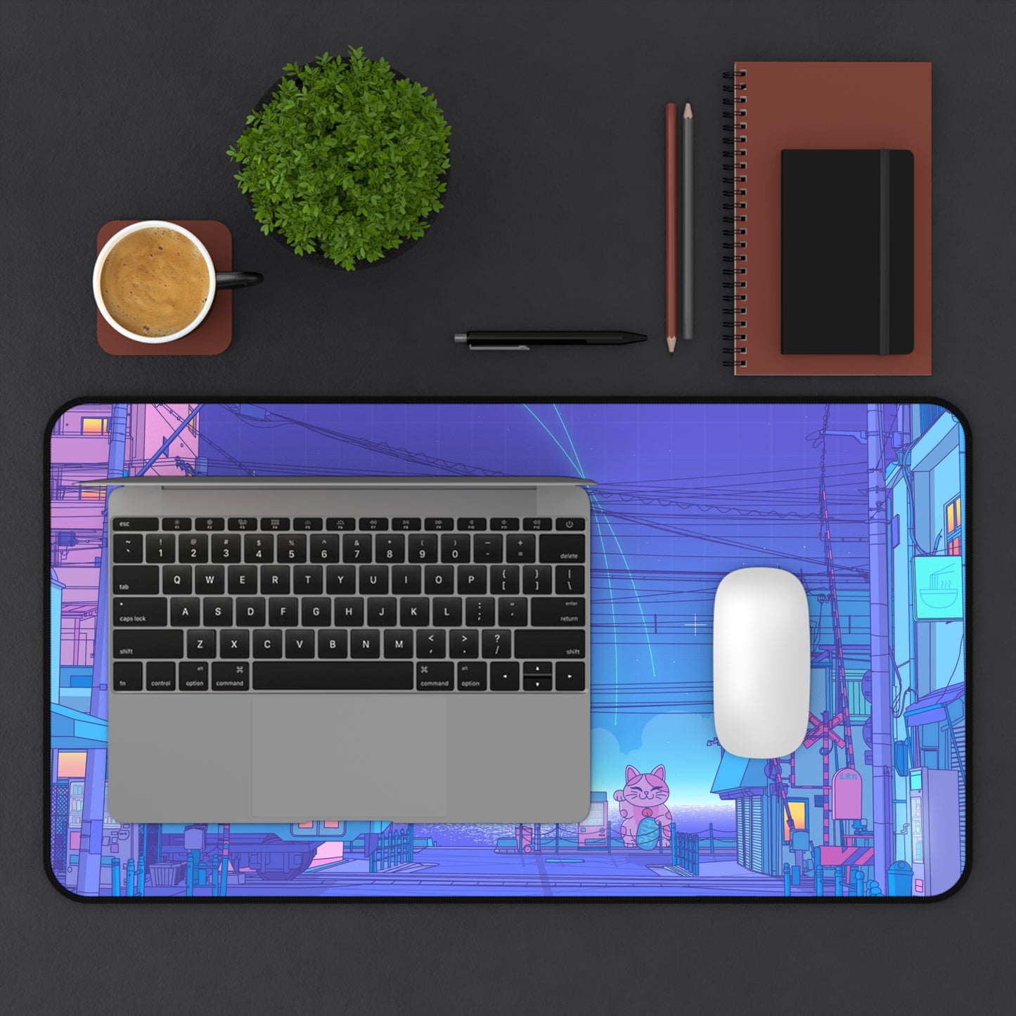 Lofi Japanese Gaming Desk Mat