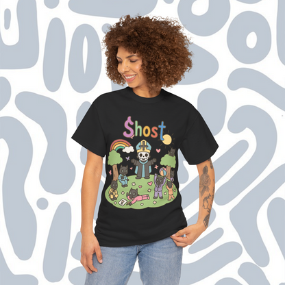 Ghost Band (art 2) T-Shirt, Metal Unisex tee