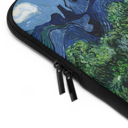 Van Gogh Olive Trees with the Alpilles Laptop sleeve macbook or any laptop, laptop bag, Laptop carrying case