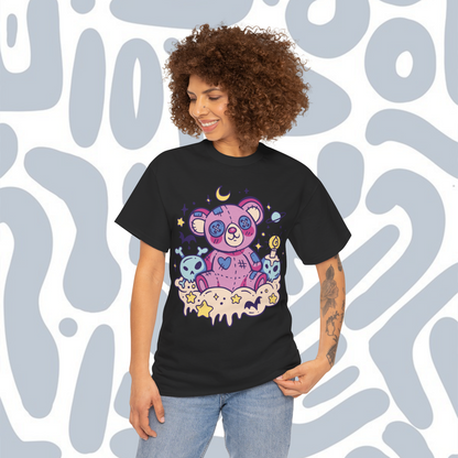 T-shirt Kawaii goth teddybear