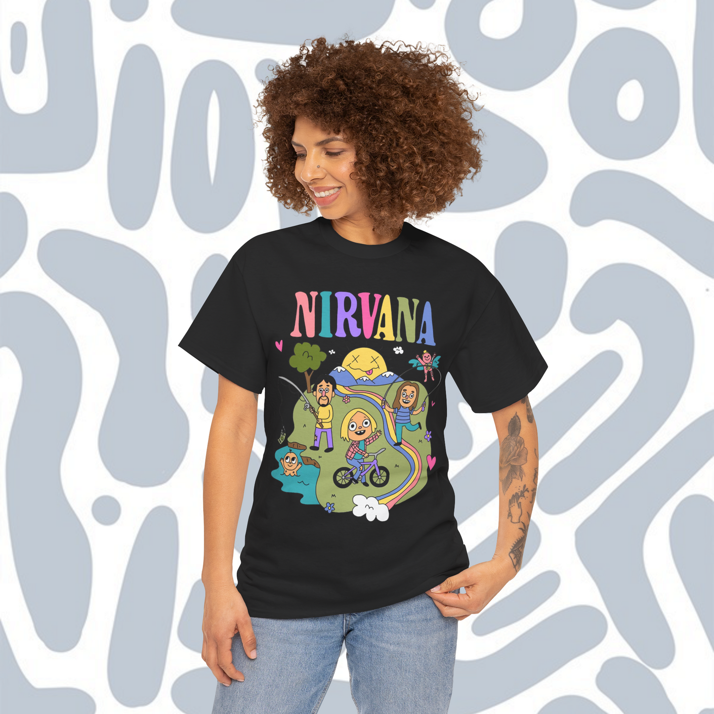 Nirvana T-Shirt, Metal Unisex tee