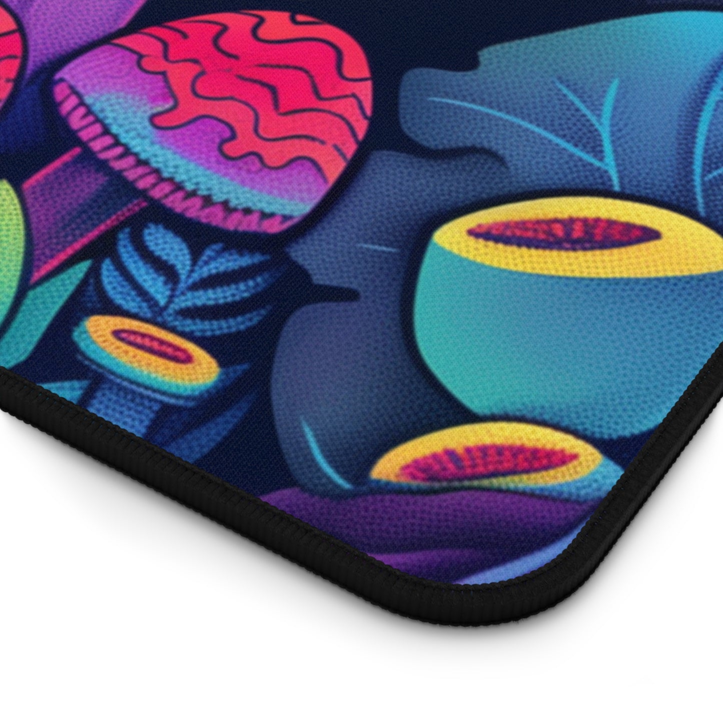 psychedelic mushrooms Desk Mat, Psychedelic gaming mouse mat, XXL deskpad mouse pad