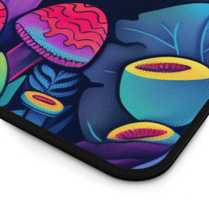 psychedelic mushrooms Desk Mat, Psychedelic gaming mouse mat, XXL deskpad mouse pad