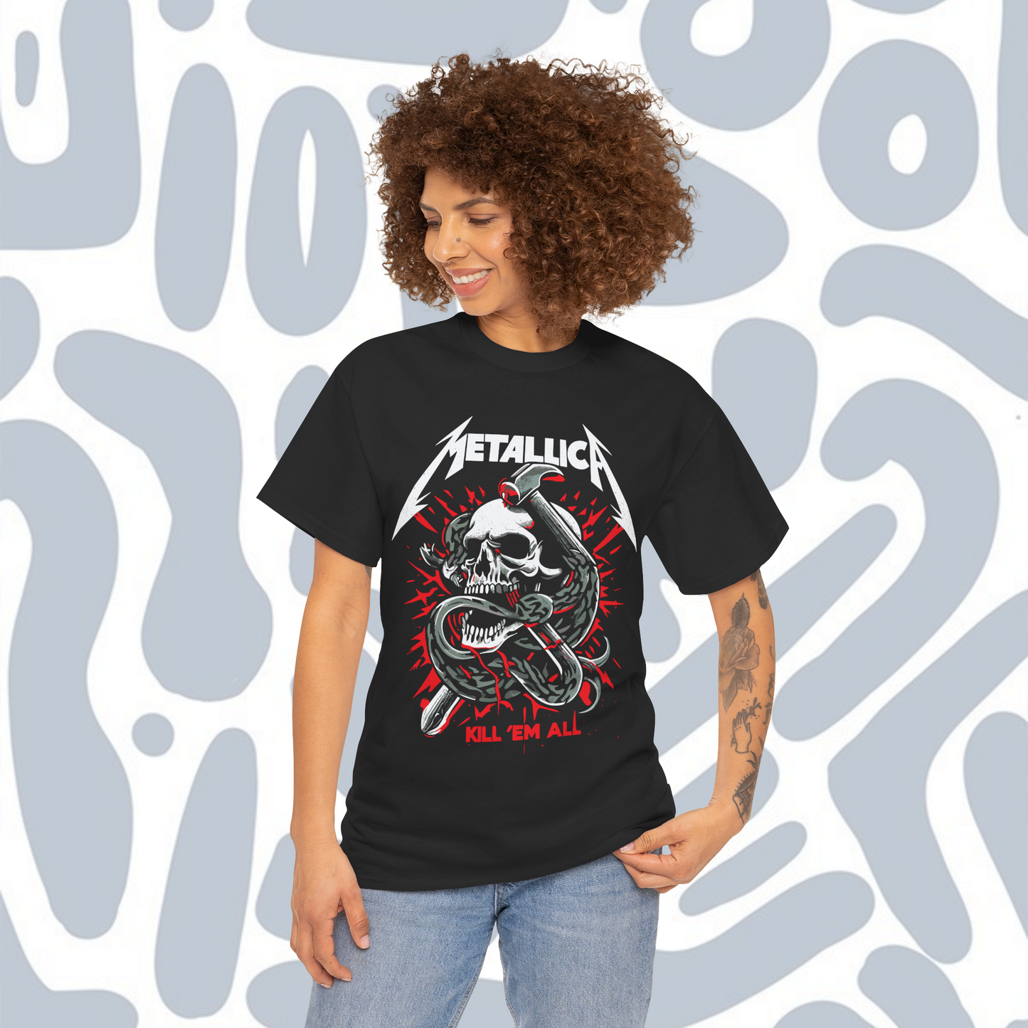 Metallica Kill ’Em All T-Shirt, Metal Unisex tee
