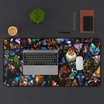 Dota 2 Desk Mat, deskmat xl, Gaming keyboard matt, mousepad large, XXL extended deskpad mouse pad, large gaming mousepad - Bolt Print