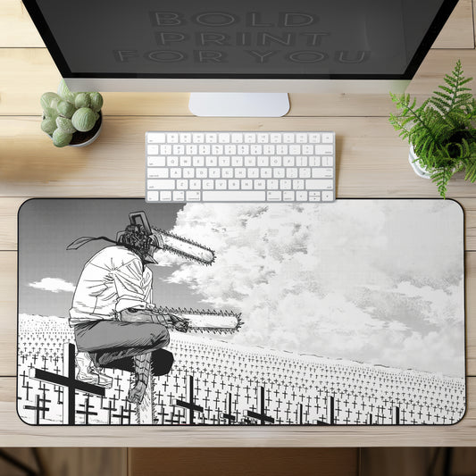 Anime Chainsaw Man (art 2) Gaming Desk Mat