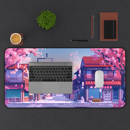 Asian city Anime Desk Mat