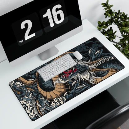 Dragon yakuza Desk Mat, deskmat xl, Gaming keyboard matt, mousepad large, XXL extended deskpad mouse pad, large gaming mousepad - Bolt Print