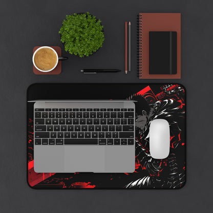 Anime Warrior Gaming Desk Mat