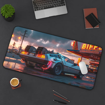 Delorean Desk Mat, Gaming keyboard mat, mousepad large, XXL extended deskpad mouse pad