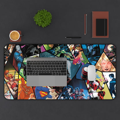 Heroes DC Desk Mat, gaming mouse mat, mousepad large, XXL deskpad mouse pad