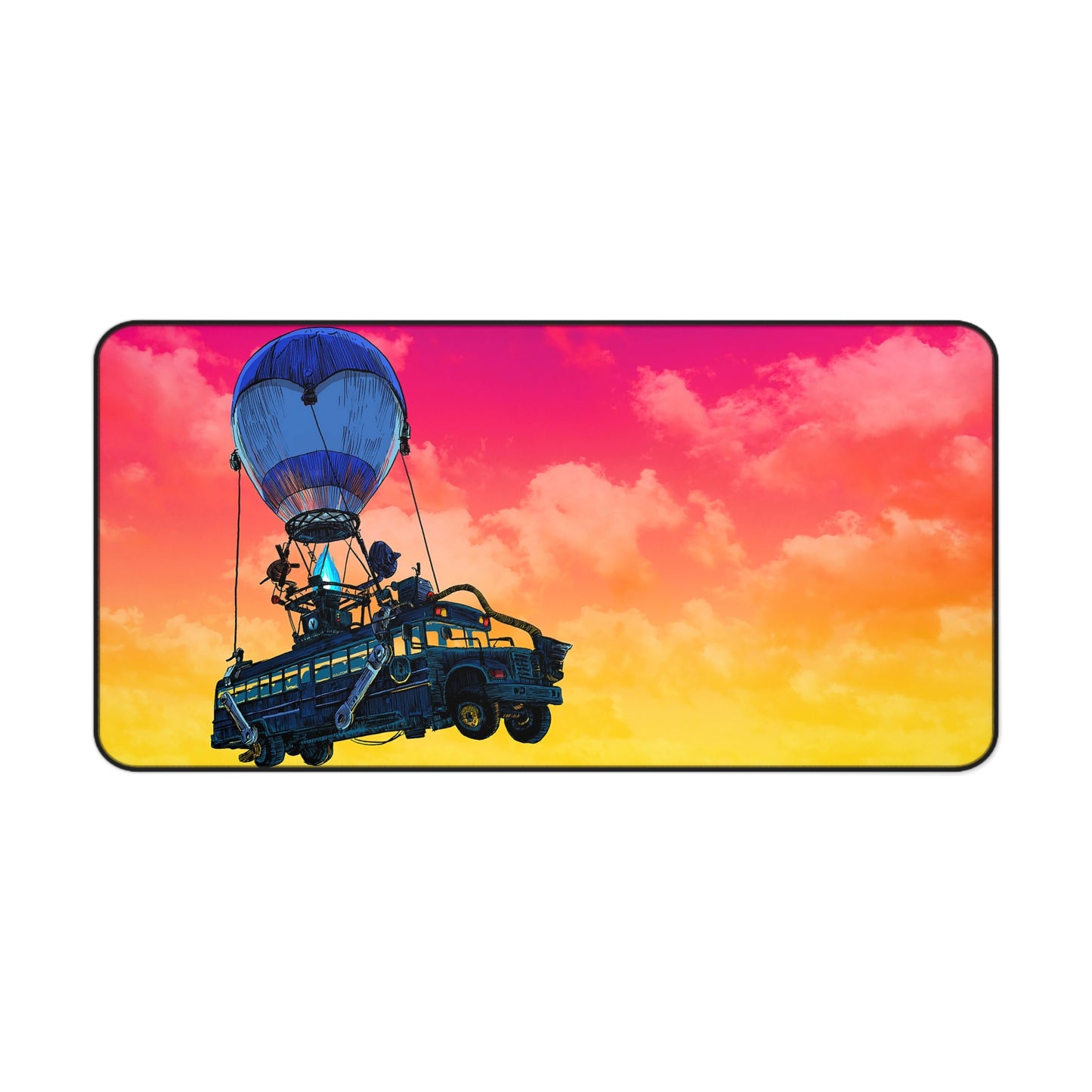 Fortnite battle bus Desk Mat, Gaming keyboard matt, mousepad large, XXL extended deskpad mouse pad