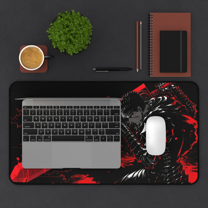 Anime Warrior Gaming Desk Mat