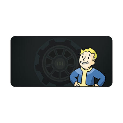 Fallout 101 Desk Mat, gaming mouse mat, mousepad large, XXL deskpad mouse pad