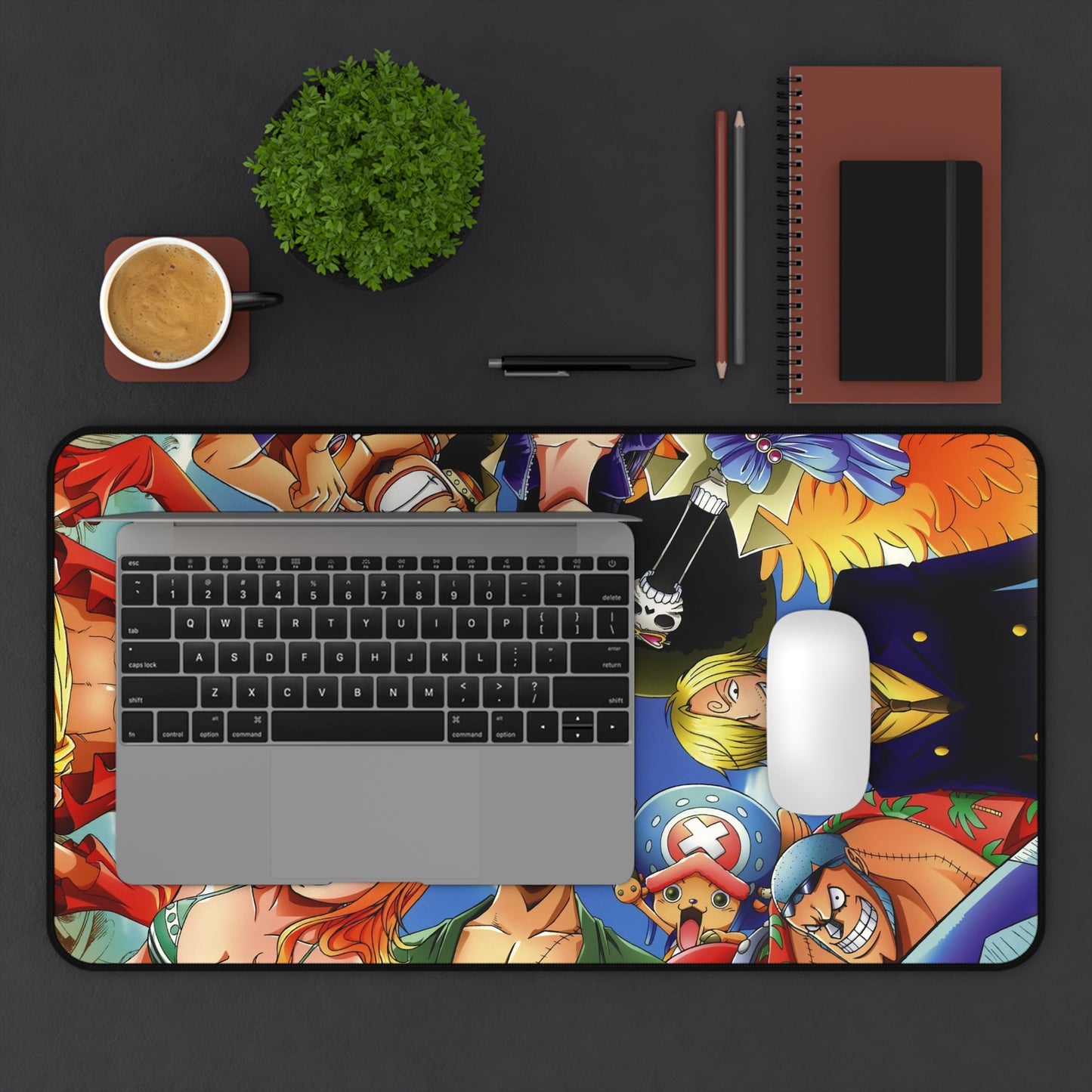 Characters from One Piece Desk Mat, Gaming keyboard mat, mousepad large, XXL extended deskpad mouse pad