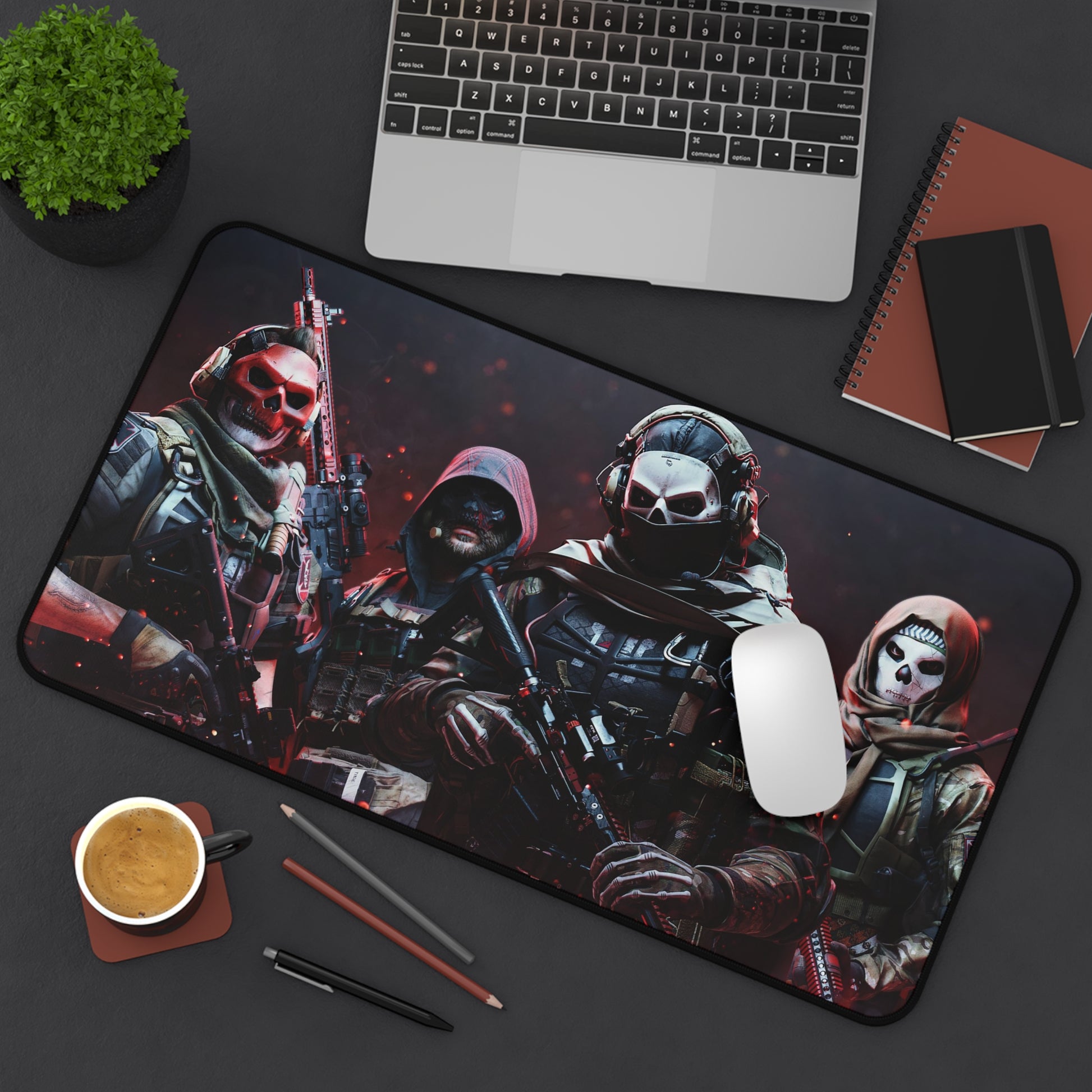 Call of Duty Desk Mat, Gaming keyboard matt, mousepad large, XXL extended deskpad mouse pad - Bold Print