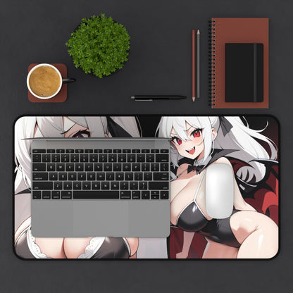 Anime Girl in Swimsuit Desk Mat