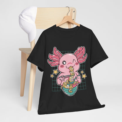 T-shirt Kawaii axolotl ramen