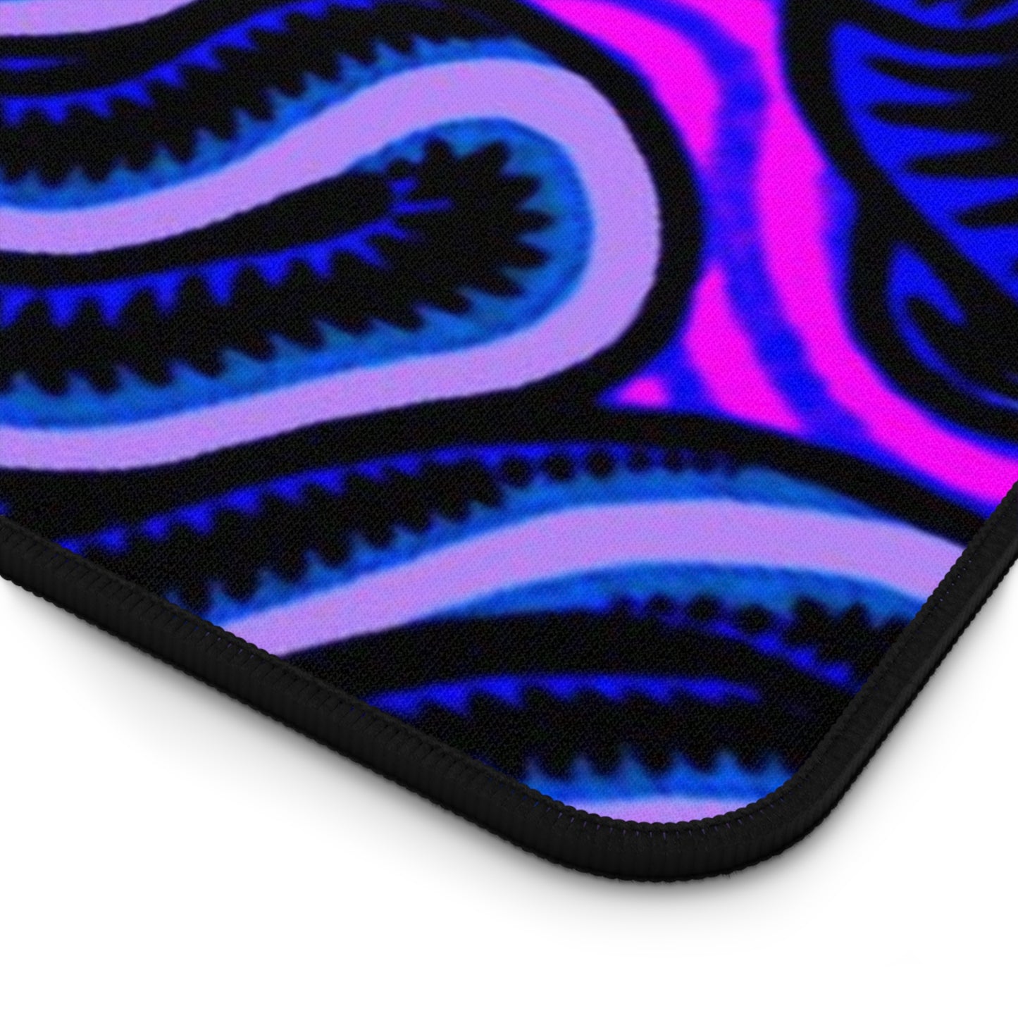 Modern psychedelic Desk Mat, Neon Gaming keyboard mat, large mousepad, XXL Desk Pad